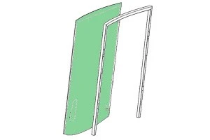 Стекло заднее JCB 3CX/4CX (Р21) JCB (Original) 827/80310